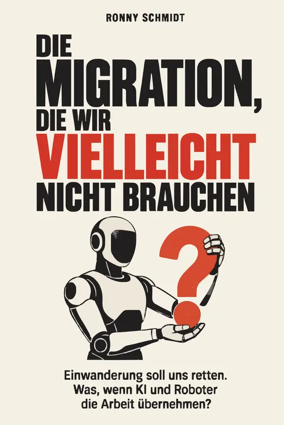 Buchcover: Die Migration, die wir vielleicht nicht brauchen von Ronny Schmidt